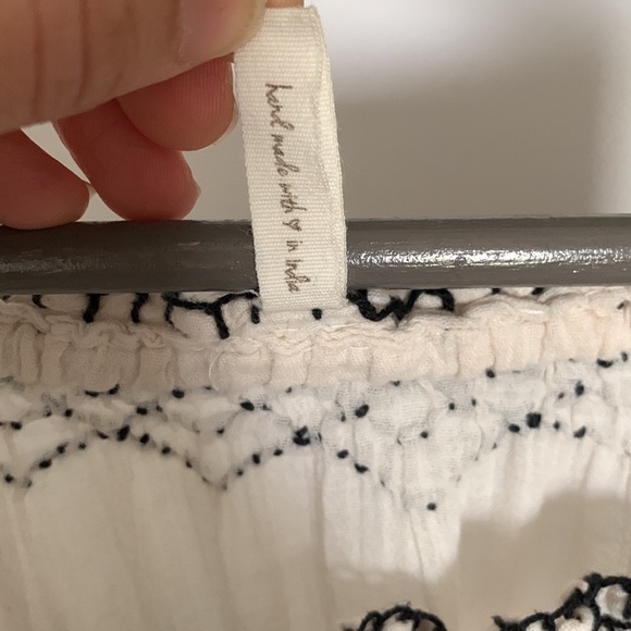 Spell Folklore boho Top in Ivory S preowned - Picture 8 of 15